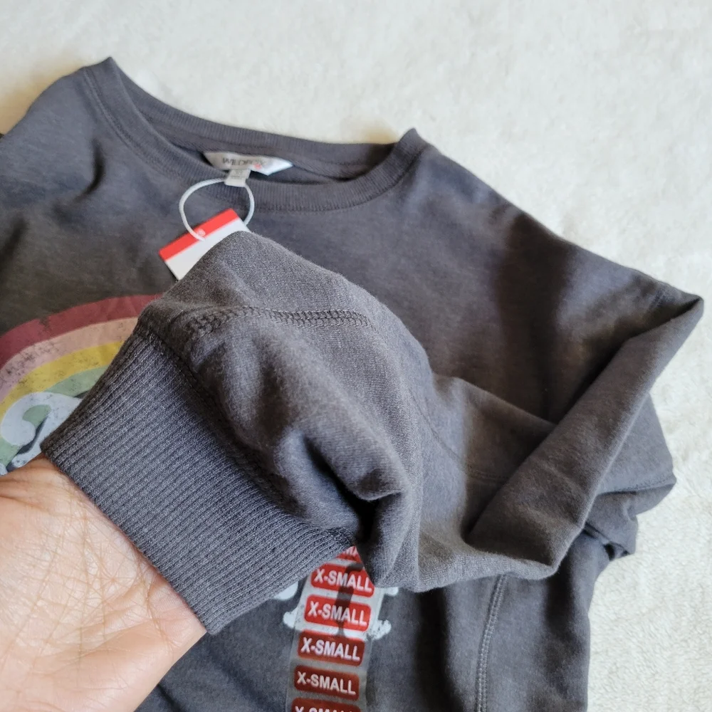 *SOLD* NWT WILDFOX Sommers Easy Does It Graphic Sweatshirt Size XS - Picture 8 of 10